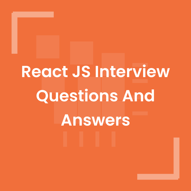 React JS Interview Questions And Answers webxpedia